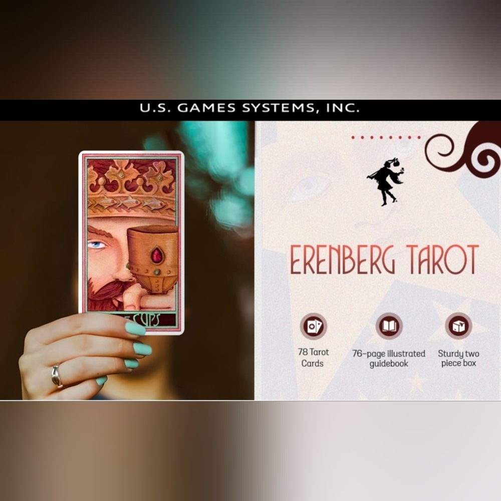 ✨️✨️Erenburg Tarot Deck and Velvet Bag!🔮 78 Card Deck And Book - Picture 10 of 11